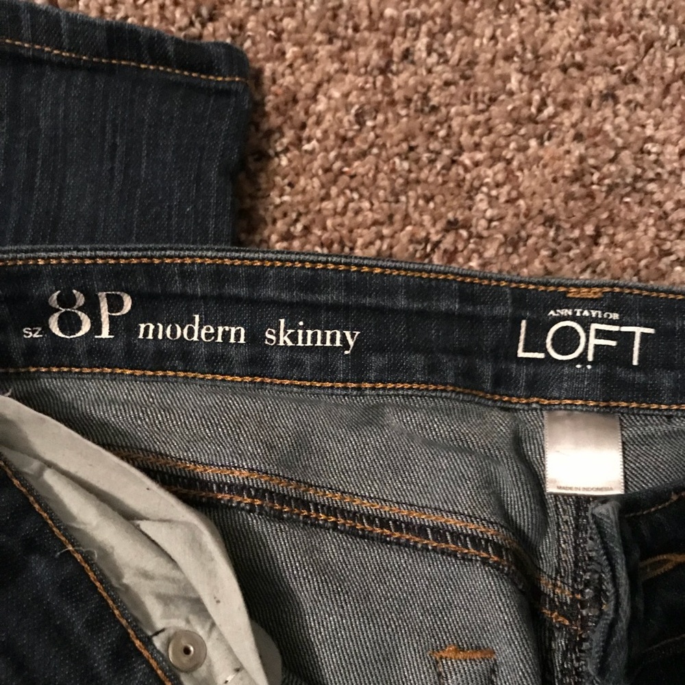 Loft modern skinny jeans